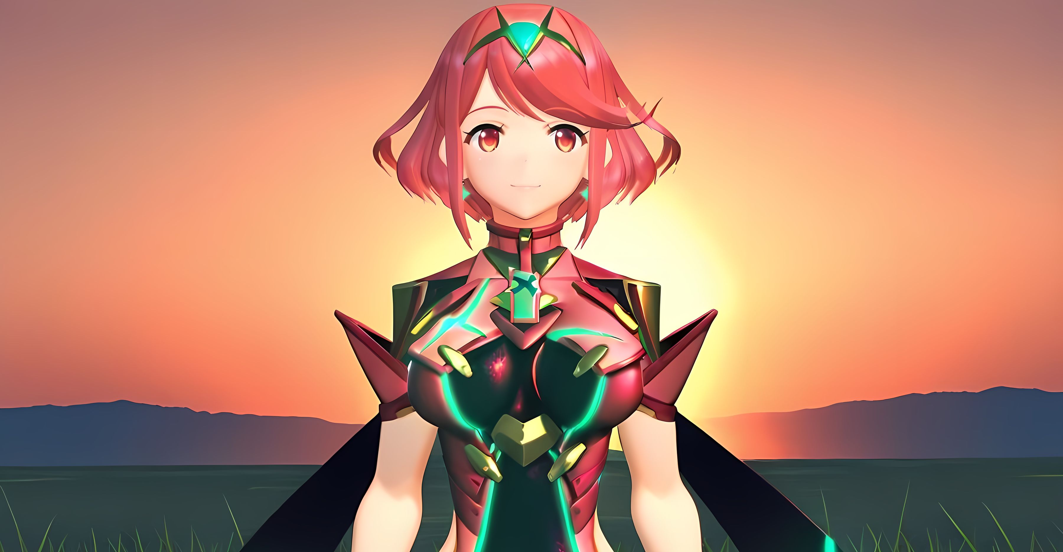 Pyra Character Design Hd Pyra (Homura) AI Companion - Virtual Roleplay | Pinku.ai