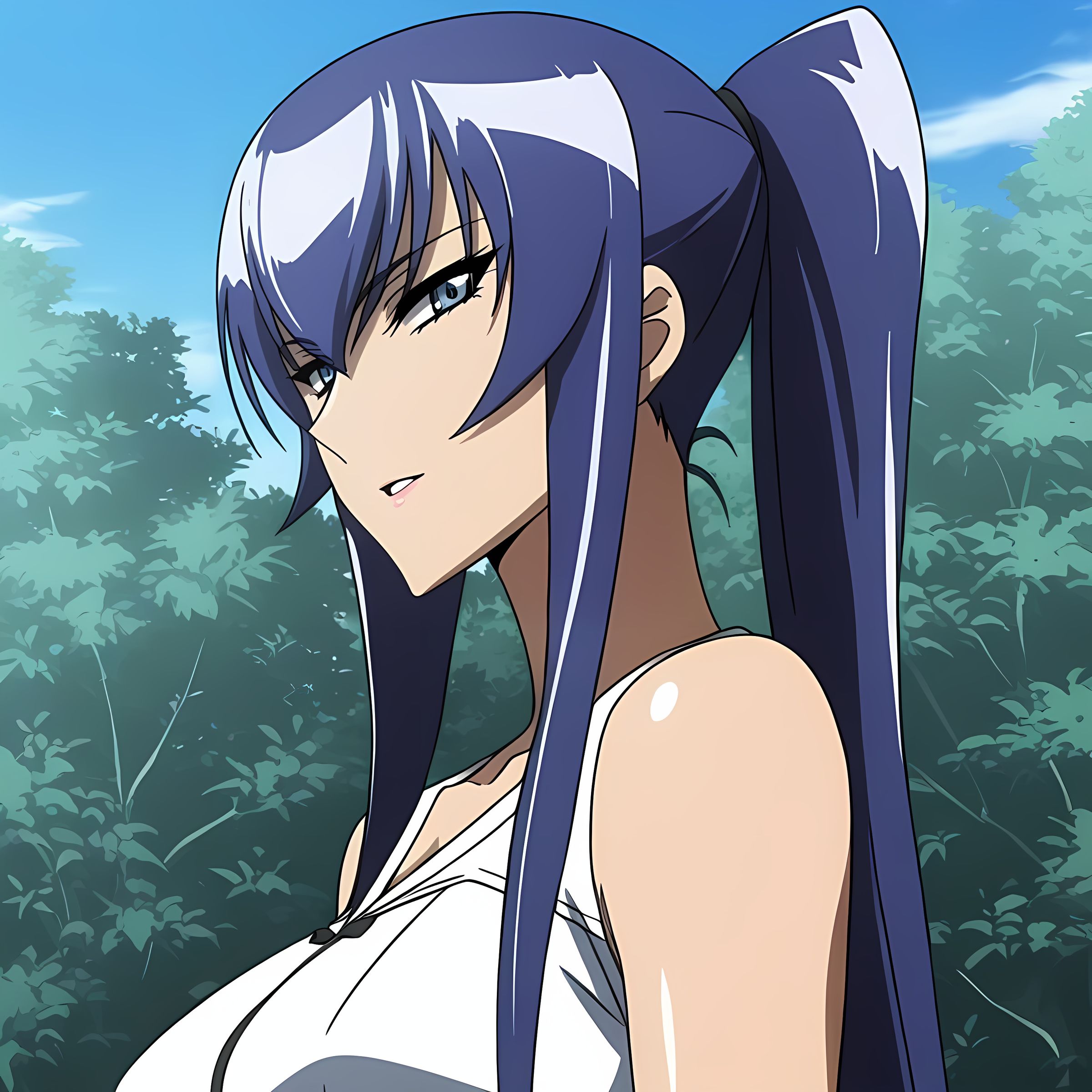 Saeko Busujima AI Companion - Virtual Roleplay | Pinku.ai