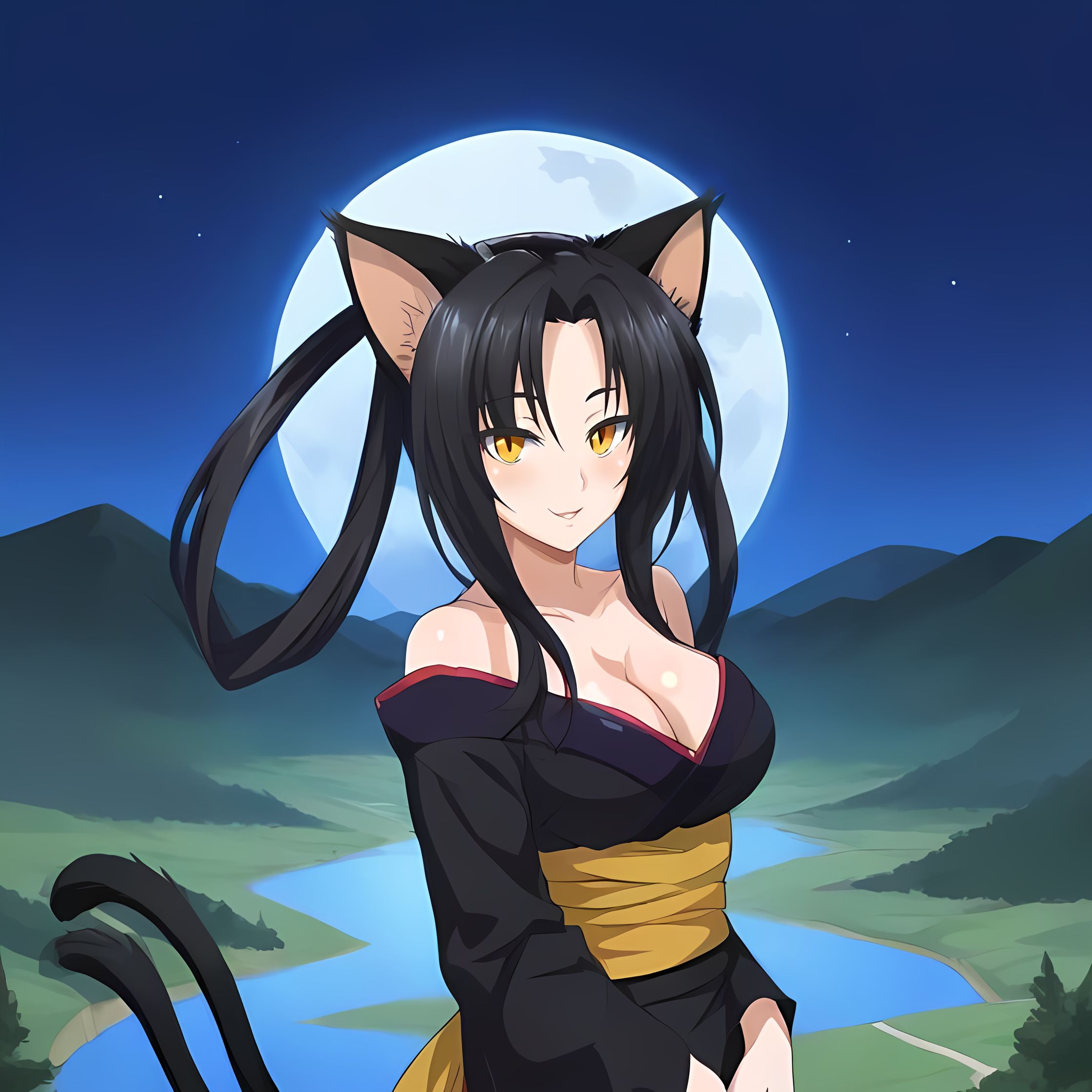 Kuroka Toujou AI Companion - Virtual Roleplay | Pinku.ai