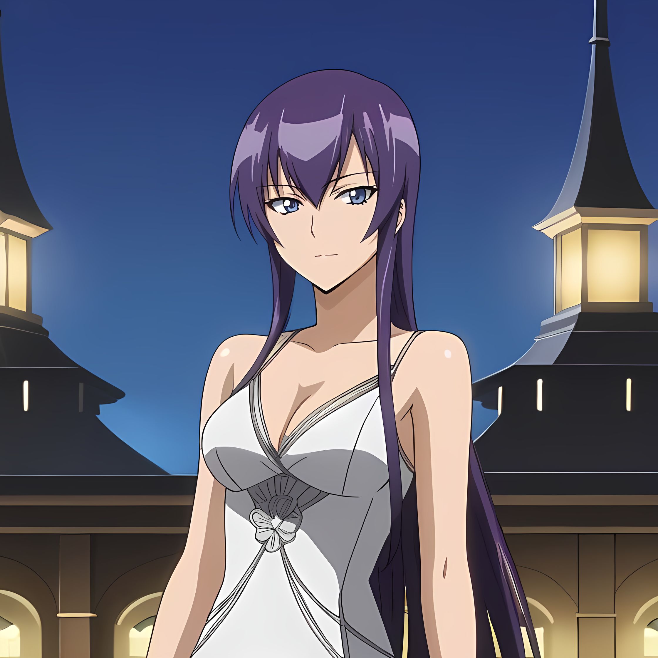Saeko Busujima AI Companion - Virtual Roleplay | Pinku.ai
